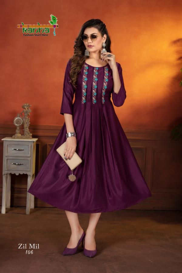 Kanha Zil Mil Fancy Work Designer Exclusive Kurti Collection